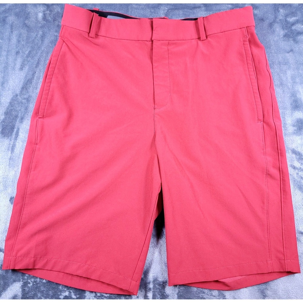 Mens Nike Golf Shorts Size 30 Burgundy Dri-Fit Standard Fit